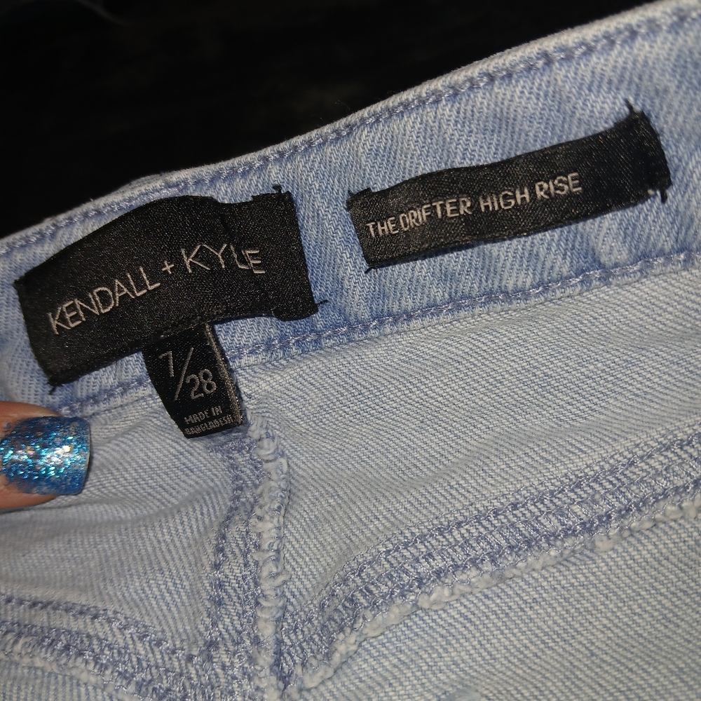 Kendall & Kylie Light Blue High Rise Jeans